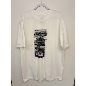 Streetwear Hip Hop T-Shirt Graphic Denzel Curry Men 3XL White Urban Underground